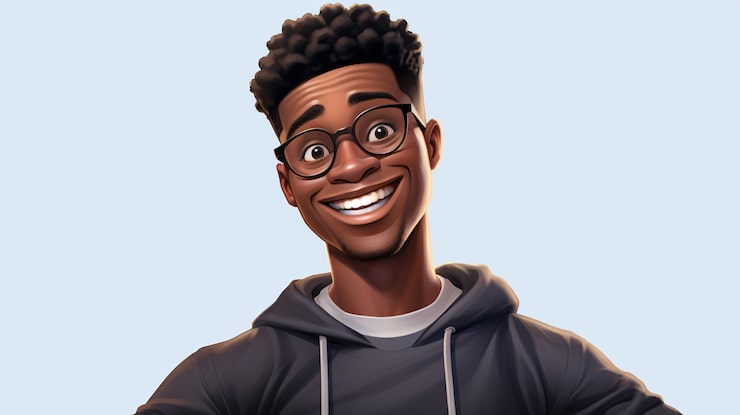 Black man avatar Ima